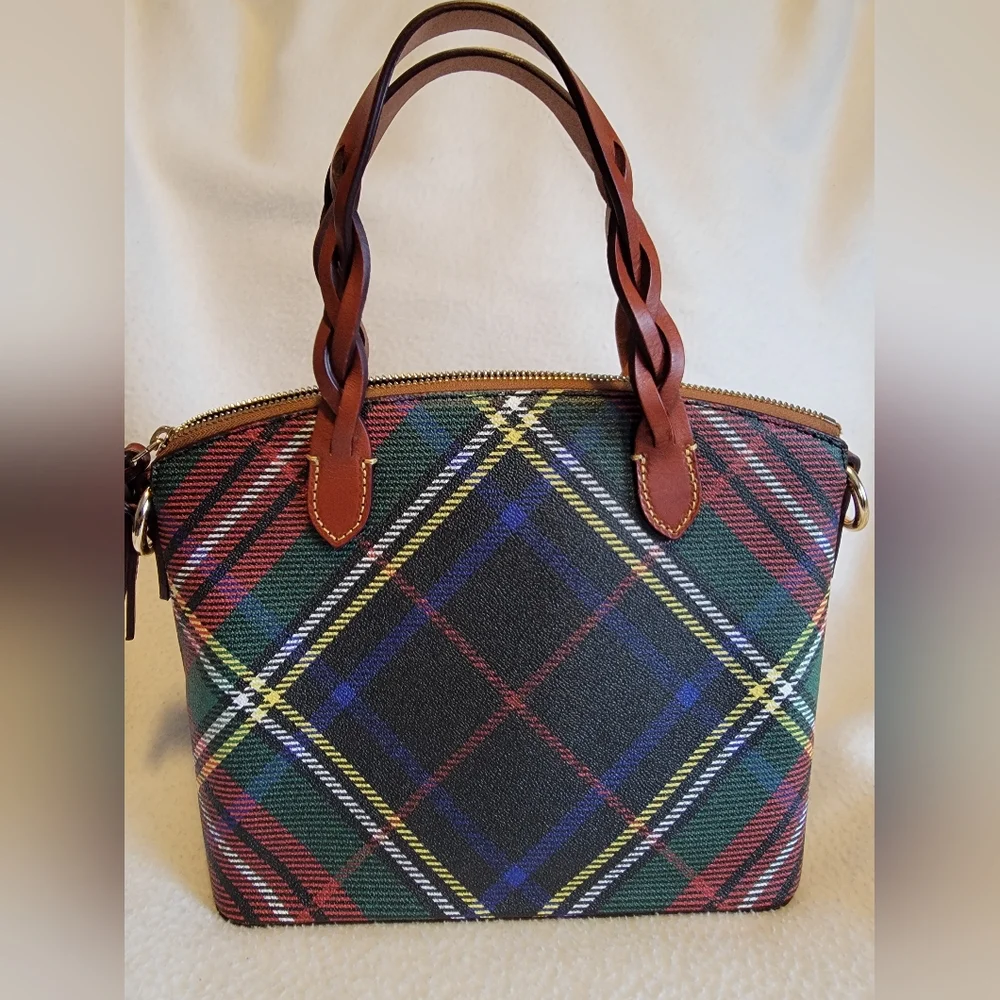 Dooney & Bourke Windor Celesta Plaid Satchel - Multicolor - Picture 2 of 10